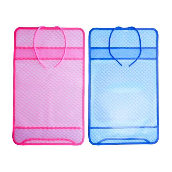 ハートピンク・スターブルー------------------------------・主材 / 雨に強い 塩化ビニール樹脂（日本製） ・バイアス / 綿混の やさしい風合い（日本製） ・ひも / 強くて丈夫な アクリル繊維（日本製） ・縫...