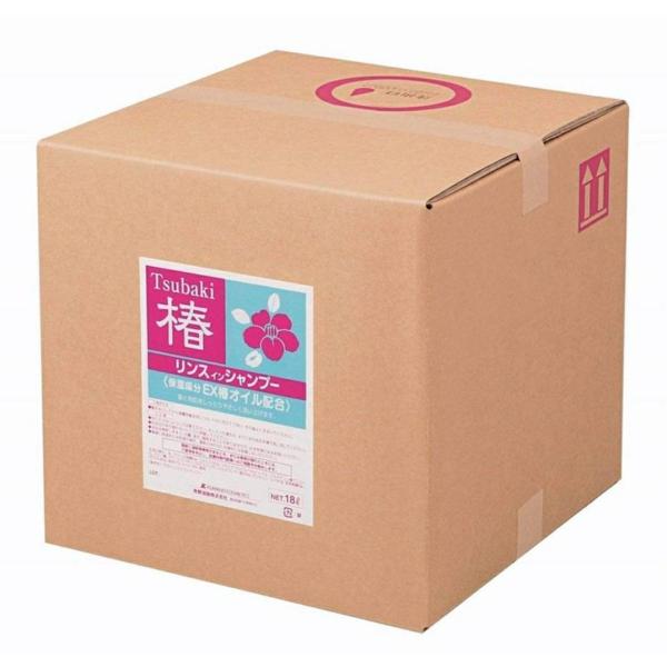 椿リンスインシャンプー　18Ｌ　熊野油脂　業務用　大容量　コックなし