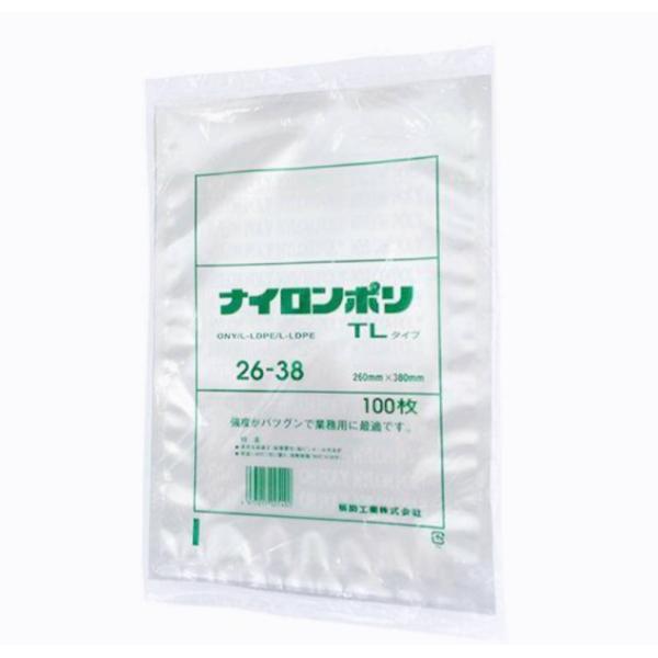福助工業 ナイロンポリ TLタイプ ポリ袋 （規格袋） 26-38 260mm