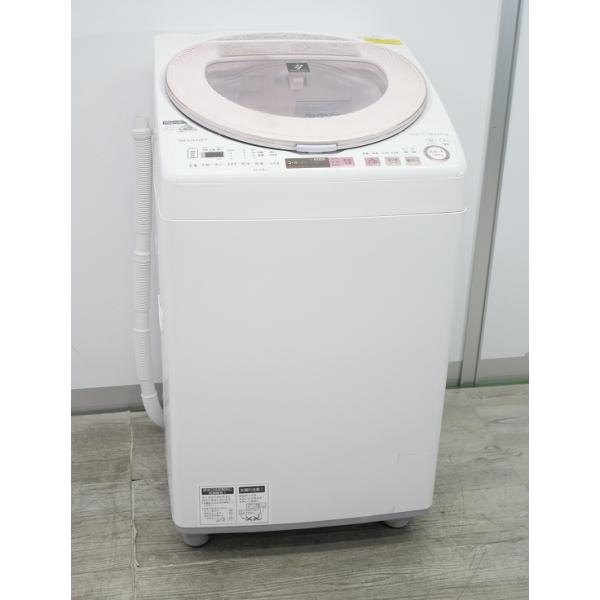 【SHARP】 シャープ 電気洗濯乾燥機 洗濯8kg 乾燥4.5kg ES-TX8A-P 2017年製 シャープ製/2017年式/8kg/洗濯乾燥機/ES-TX8A-P : 学生リサイクル