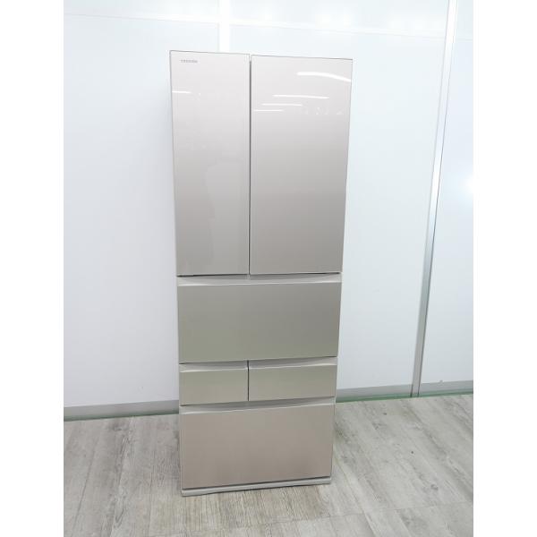 東芝製6ドア/2023年式/551L/ノンフロン冷蔵冷凍庫/GR-V550FH(EC) 東芝製6ドア/2023年式/551L/ノンフロン冷蔵冷凍庫/GR-V550FH(EC