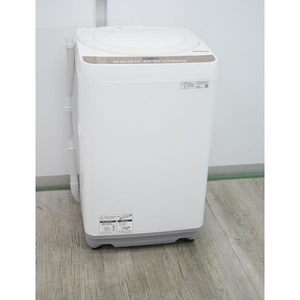 シャープ製/2021年式/7kg/全自動洗濯機/ES-T713-T : 学生リサイクル
