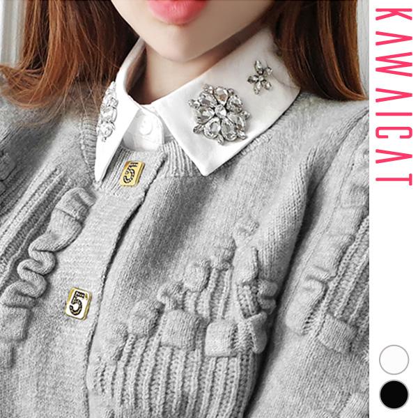 つけ襟 レディース 付け襟 つけえり シャツ ブラウス 重ね着