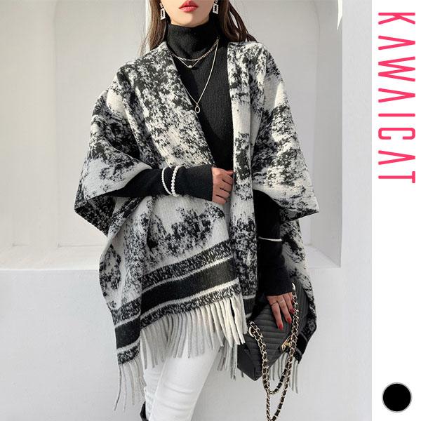 ショール ポンチョ ケープ レディース アウター トップス ニット
