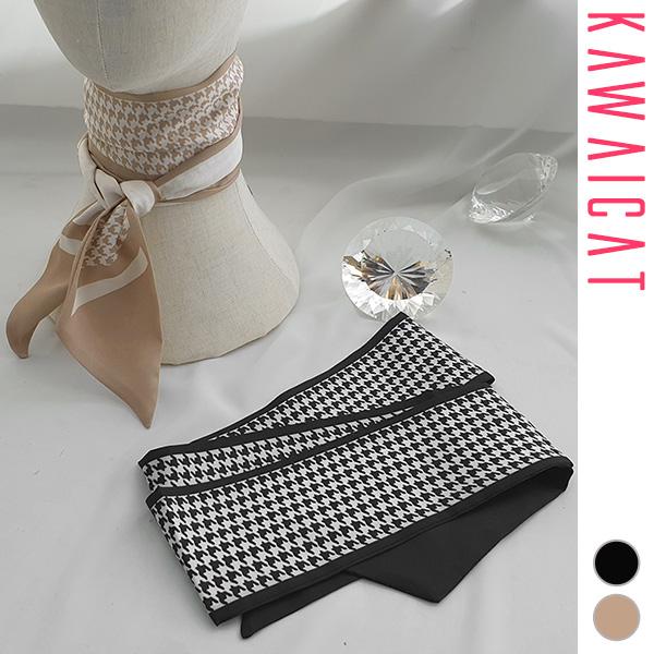 スカーフ レディース ストール 千鳥格子 ハウンド柄 春 秋