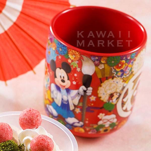 スーベニアカップ お正月 ミッキーマウス 赤 湯のみ 和柄 和風 食器 コップ ディズニーランド 限定 お土産 プレゼント Tdl Tds Km19 R113 Kawaii Market 通販 Yahoo ショッピング