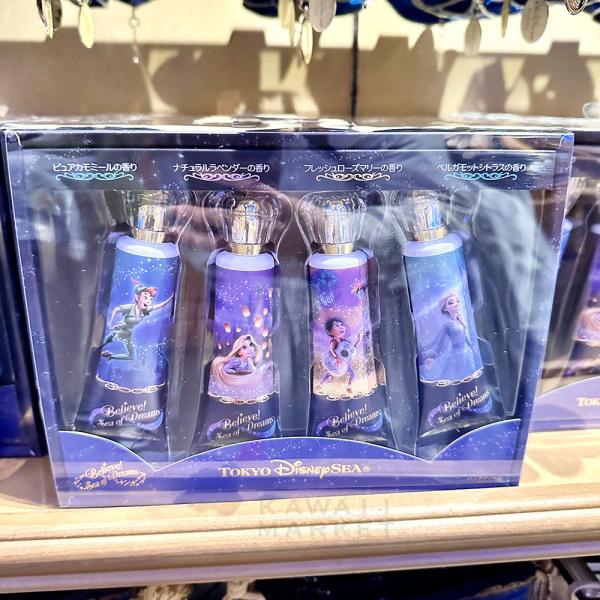ハンドクリーム 4個セット ビリーヴ シーオブドリームス グッズ キャラクター シー 限定 お土産 プレゼント TDL TDS :km22-r09082:kawaii market 通販 ディズニー ハンドクリームセット マリー 3個セット