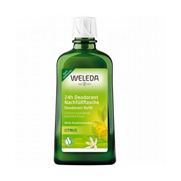 WELEDA ヴェレダ CITRUS シトラス 液体タイプ デオドラント 詰め替え用 24H 200ml 海外通販