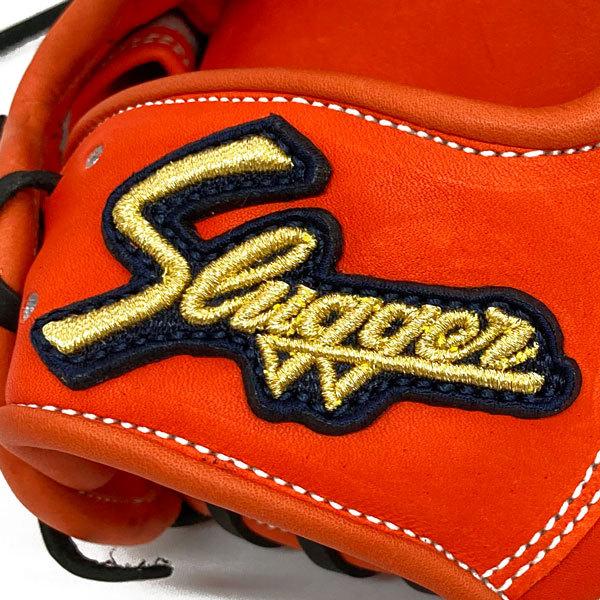 Slugger オレンジ硬式グローブ 久保田スラッガー 硬式 グローブ 内野 野球 KSG-AR5 右投げ用 F