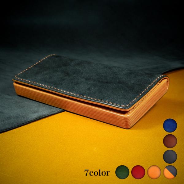 札束入れ 100万円収納 7色 本革レザー 長財布 札束収納可能 メンズ