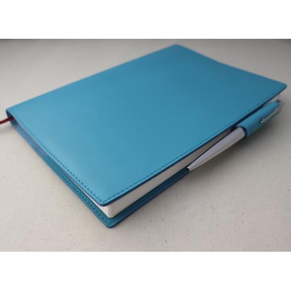 ご確認用 牛革 ティファニーブルー A5 手帳カバー 本革