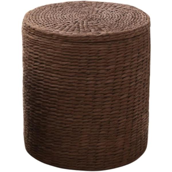 【多機能】 内部の木製フレーム、多機能無垢材収納スツール、籐ロースツール、靴交換スツール、家庭用。フットスツール、ベッドエンドスツール、コンテンポラリーシーティング、シューズベンチまたはコンソールテーブルとして機能します。【安定した耐荷重】...