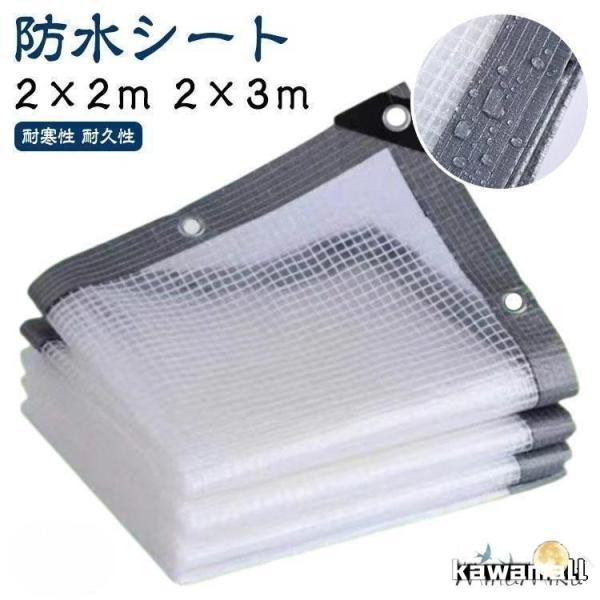 防水シート 家庭用 園芸用 ベランダ 雨よけシート アウトドア 透明 防風 雨除けカーテン 植物保護 防塵 屋外用 屋根 2×3m ビニールカーテン爆買