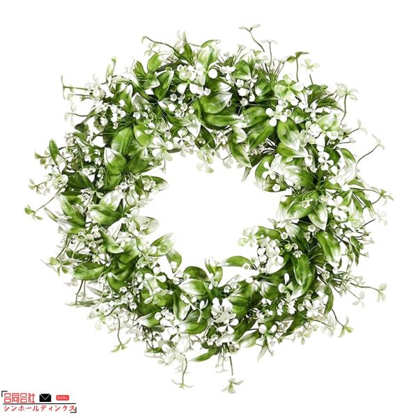 この人工春のリースは季節に最適で、春のリース、リース、冬のリース、クリスマス リース、ウェディング リースとして使用されます。この人工花輪は人工の葉と白い赤ちゃんの息でいっぱいで、より現実的です。玄関、壁、農家、庭、クリスマス、誕生日、冬休...