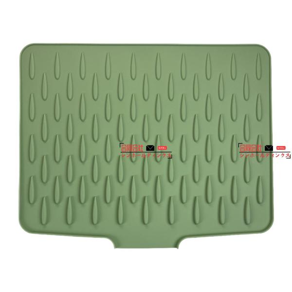 [効率的な排水]: 傾斜した排水構造と組み合わせた独自のテクスチャにより、効率的な排水が保証され、水たまりを防ぎます。[多用途]: このシリコン製食器乾燥マットは、様々なシーンを想定して設計されており、様々な用途に非常に便利です。キッチンカ...