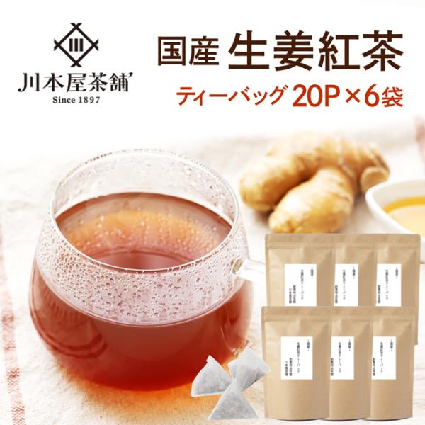 しょうが紅茶 お徳用 120P入り 「生姜茶」 [再入荷] ティーパック