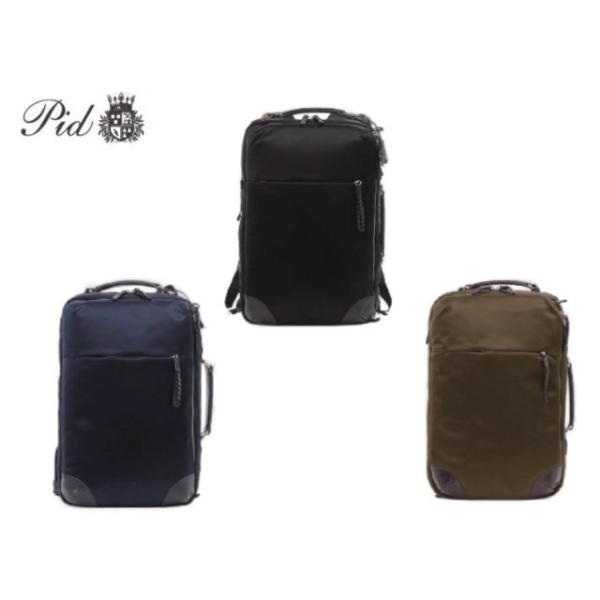 ピーアイディー PID 牛革 高密度ナイロンスクエアリュック JAPAN