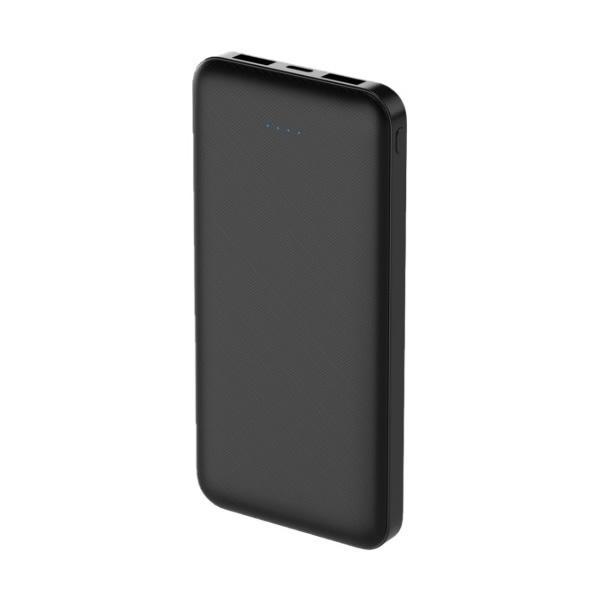 モバイルバッテリー 半固体 燃えにくい 10000mAh ラソス Lazos L-MB10-2/4055 ブラックｘ１個/送料無料メール便 モバイル充電器箱を開封し畳んで発送