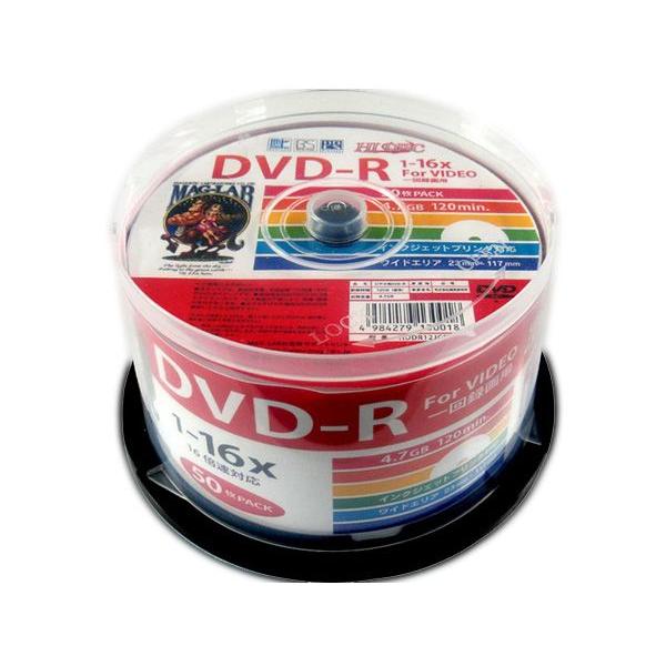 DVD-R ^p 50 16{ 120nfW^ɍœKI HIDISC HDDR12JCP50/0018P