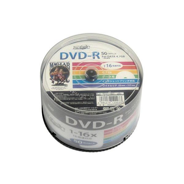 DVD-R f[^p 50g 16{ Xsh HIDISC HDDR47JNP50/0033QZbg/