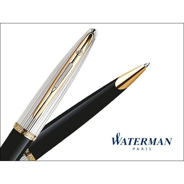 ウォーターマン カレン デラックス ブラック＆シルバー