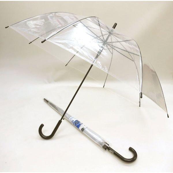 ビニール傘 ジャンプ式 POE 特大サイズ 親骨65cm 直径109cm 黒取っ手