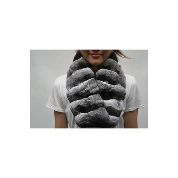 チンチラマフラー新品未使用品 クリスマスフェア🤶 🎄✨特別出品‼︎CHINCHILLA チンチラ マフラー