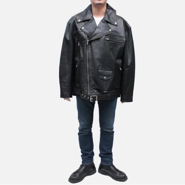 大きいサイズ レザージャケット メンズ ダブル ライダースジャケット 革ジャン ビッグサイズ 牛革 本革 Buyee Buyee Japanese Proxy Service Buy From Japan Bot Online