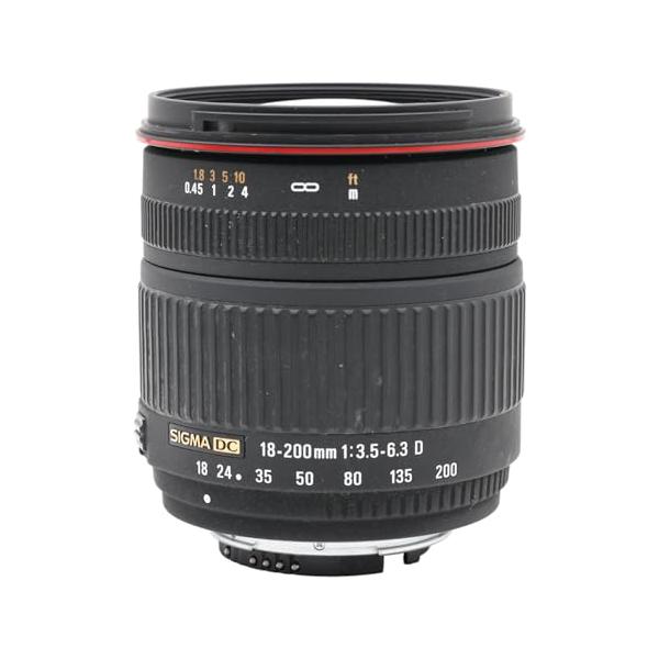 SIGMA シグマ 18-200mm F3.5-6.3 DC デジタル専用 ニコン用 (ニコンD40