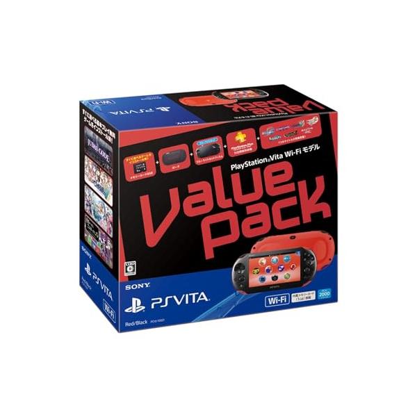PlayStation Vita Value Pack Wi-Fiモデル レッド/ブラック【メーカー