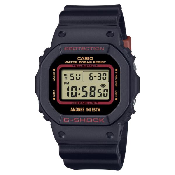 超美品　正規品　Gショック　イニエスタ　シグネチャ　DW-5600A1-1JR G-SHOCK DW-5600AI-1JR イニエスタ シグネチャーモデル デジタル