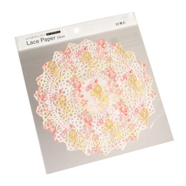 レースペーパー、12枚入りです。ローズプリントのレースペーパーです。お料理やケーキなど敷紙にお使いいただけます。ラッピングのアクセントにもオススメです。※色の指定はできません●1枚のサイズ(約)・直径190mm●材質・紙●用途・レースペーパ...