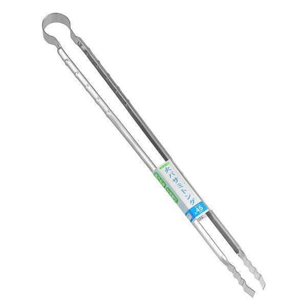 火ばさみです。手で触れたくないものを掴めます。ゴミ拾いや空き缶などの回収に便利です。キャンプやバーベキューの炭バサミとしてもお使いいただけます。●サイズ(約)・22×全長450mm●材質・ステンレススチール●用途・火ばさみ ゴミバサミ トン...