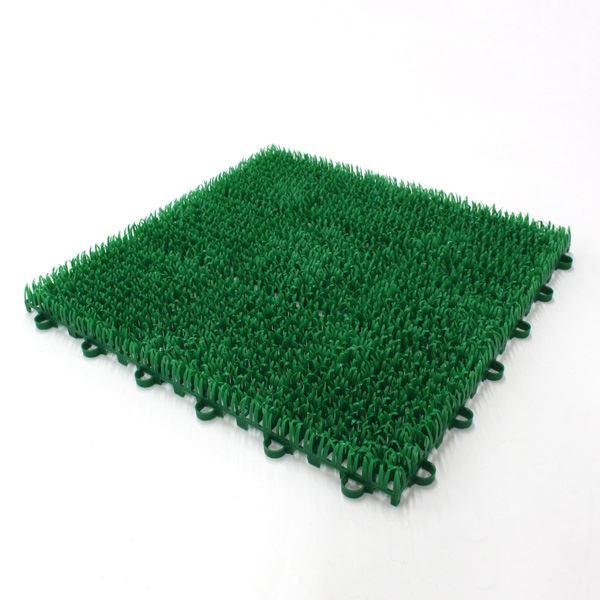 人工芝です。ジョイント式で簡単につなげられます。広さに合わせて形を変えられます。ベランダ・テラス・玄関などにお使いいただけます。●サイズ(約)・300×300mm●耐熱70度/耐冷-20度 ●材質・ポリエチレン●用途・人工芝 マット シート...