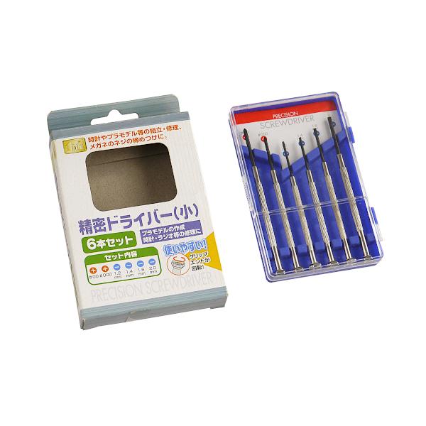精密ドライバー 小サイズ ６本入 ケース付 2ekk 100円雑貨 日用品卸 Bababa 通販 Yahoo ショッピング