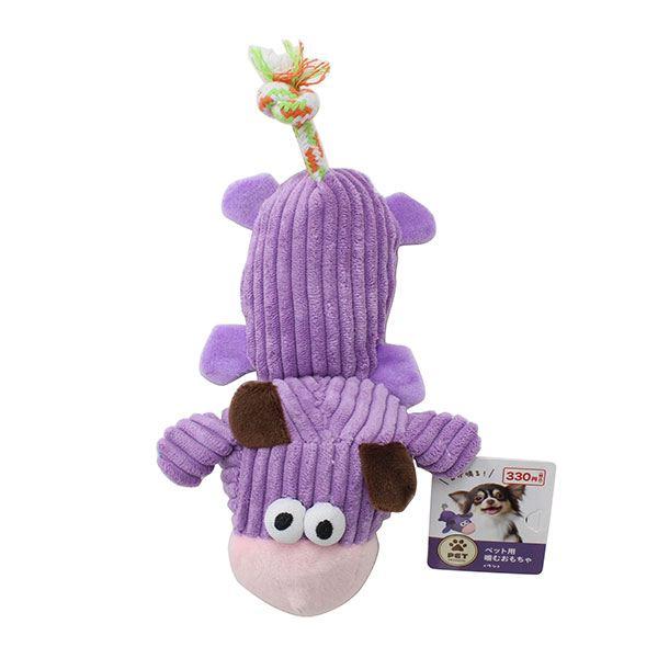 ペット用オモチャです。わんちゃんなどが噛んで遊べるオモチャです。にぎると音が鳴ります。※縫製品の為サイズの異なりや糸のほつれ等がございます※パッケージの表示価格は店頭販売価格の為、当店販売価格とは異なります●サイズ(約)・210×130mm...