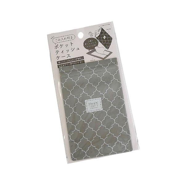 ポケットティッシュケースです。ポケットティッシュケースにゴミ入れがつきました。使ったティッシュの一時保管や外出先でゴミ箱がない時に便利です。※完全密封ではございません●サイズ(約)・160×104mm●材質・塩化ビニル樹脂●用途・ポケットテ...