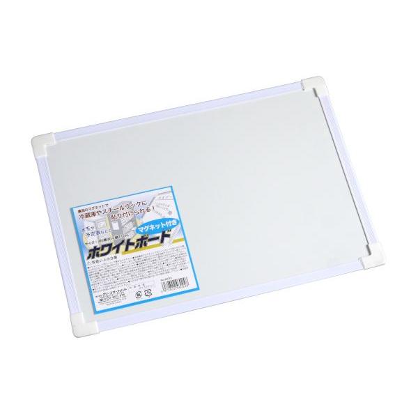 ホワイトボードです。裏面マグネット付きで、冷蔵庫やスチールラックに貼り付けられます。ホワイトボード用マーカーで予定を記入したり、磁石でメモを貼り付けたりできます。※マーカーは付属しておりません●サイズ(約)・300×210mm●材質・鉄 紙...