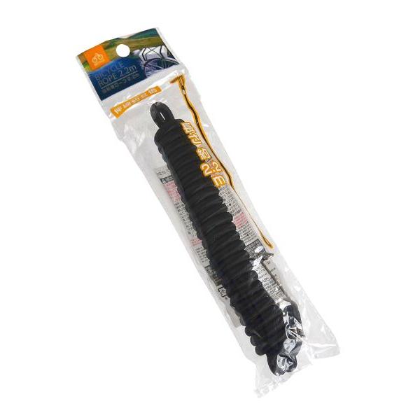 自転車用ロープです。伸縮は約2倍です。先端にループとフックが付いております。自転車の荷台の荷物の固定にお使いください。※色の指定はできません●サイズ(約)・長さ2.2m●材質・ポリプロピレン ゴム ステンレススチール スチール●用途・荷物 ...