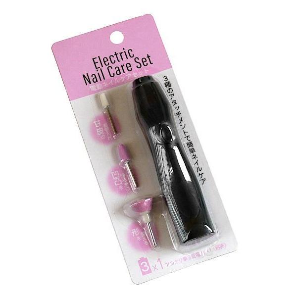 電動ネイルケアセットです。3種のアタッチメント付きで簡単にネイルケアができます。甘皮のお手入れや、爪の凹凸を滑らかにし形を整えられます。アルカリ単3乾電池1本が必要です。(別売り)別売りの「電動ネイルケア用アタッチメント 5本入 ケース付」...