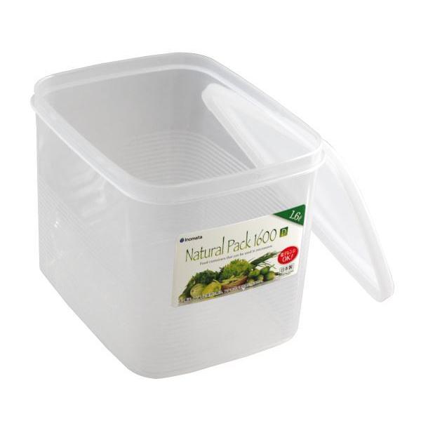 食品保存容器です。使いやすいシンプルな保存容器です。フタをはずして電子レンジで使えます。※油の多い食品の加熱調理はお避け下さい※オーブン・グリル 非対応●外寸(約)・15×12×高さ12cm(フタ含む)●容量(約)・1.6L●耐熱140度/...