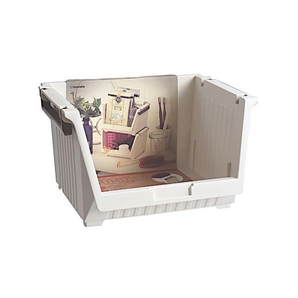 ラックです。左右のホルダーを内側に倒すと、同じ商品を積み重ねる事ができます。インデックスを差し込めて分類・整理に便利です。オフィスやご家庭など様々な場所でお使いいただけます。※3段以上積み上げないで下さい●サイズ(約)・154×118×高さ...