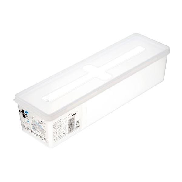 プルアウトボックスです。十字穴のプルアウトタイプで、開け閉めいらずで簡単に中身を取り出せます。保存袋や水切りネットなど、キッチンの消耗品をスッキリ収納します。※量が多い場合は取り出しにくいことがございます●サイズ（約）・８６×２９５×高さ７...