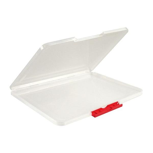 ステーショナリーケース M型 A4サイズ収納可 30.7×23.5×厚さ2.2cm ［色