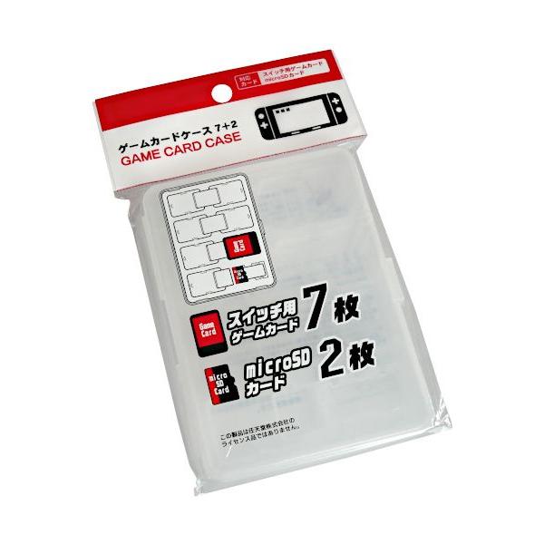 ゲームカードケースです。スイッチ用のゲームカード7枚とmicroSDカードが2枚収納できます。ゲームカードの収納と保護ができます。●サイズ(約)・115×89×高さ13mm●原料樹脂・ケース:ポリプロピレン トレー:ポリエチレン●用途・ゲー...