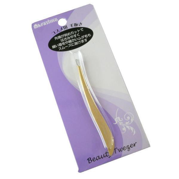 毛抜きです。サビにくいステンレス製の毛抜きです。先端斜めカットではさみやすいです。気になるムダ毛の処理に活躍します。●サイズ(約)・93mm●材質・ステンレス●用途・毛抜き ピンセット 美容 眉毛 お手入れ 化粧 フェイスケア●キーワード・...