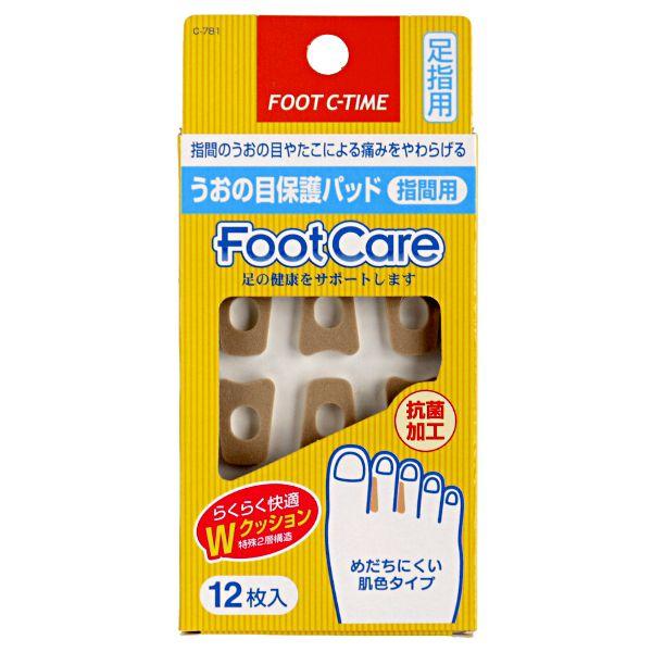 ○足指の間の魚の目やたこによる痛みをやわらげる保護パッドです。○１枚のサイズは、約１５×２２×厚さ３ｍｍです。○１２枚入りです。足の健康をサポートします。抗菌加工をしております。目立ちにくい肌色です。特殊２層構造のＷクッション効果で、足指の...