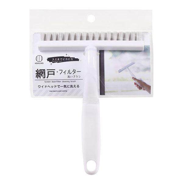 網戸・フィルター洗いブラシです。ワイドヘッドで網戸やフィルターが一気に洗えます。※リニューアルによりパッケージや成分が異なる場合がございます●サイズ(約)・190×138×40mm●材質・ポリプロピレン●用途・ブラシ 掃除 清掃 網戸 フィ...