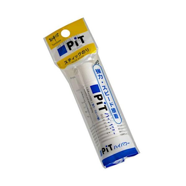スティックのり PiT ハイパワー 10g (100円ショップ 100円均一 100均一 100均)
