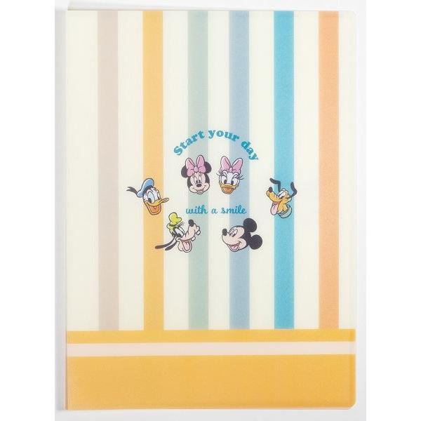 ミッキー クリアファイル 10ポケット フレンド柄 31×22.5cm ［色柄指定